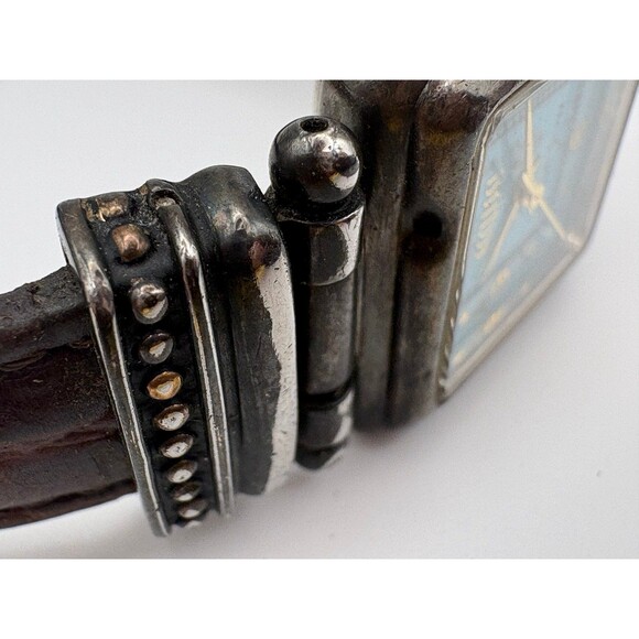 Vintage Ecclissi Sterling Silver Turquoise Watch 22490 - Picture 5 of 9